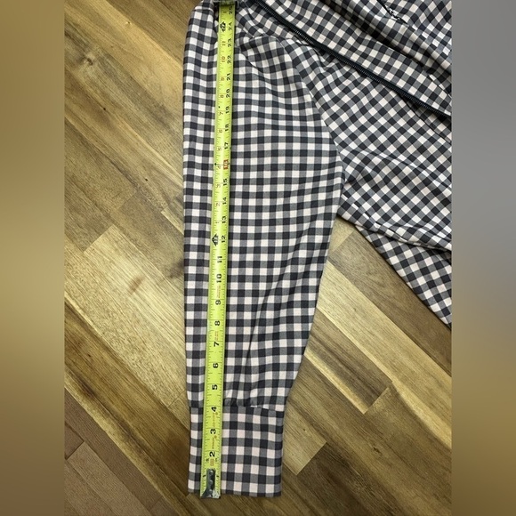 MYMO My Movement Double Zipper Hooded Pink Black Gingham Plaid Jacket Size XL - Picture 10 of 13